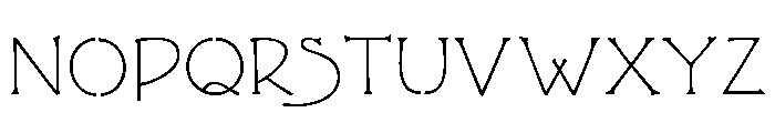 FLW Terracotta Regular Font UPPERCASE
