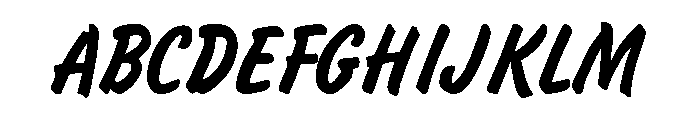 Flash Regular Font UPPERCASE