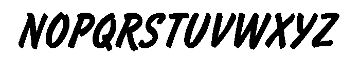 Flash Regular Font UPPERCASE