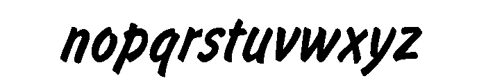 Flash Regular Font LOWERCASE