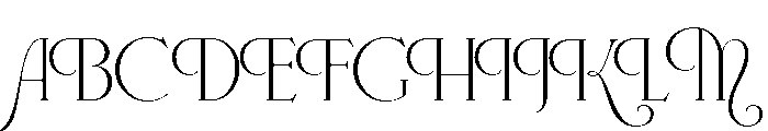 Fleur Bold Font UPPERCASE
