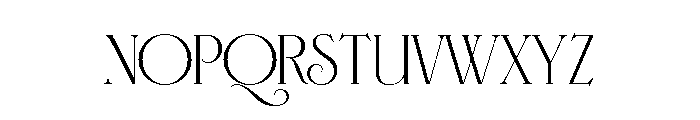 Fleur Bold Font LOWERCASE
