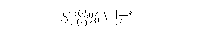 Fleur Display Font OTHER CHARS