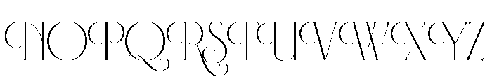 Fleur Display Font UPPERCASE