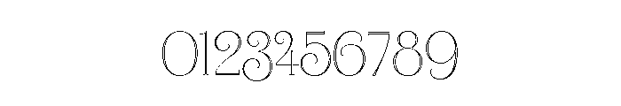Fleur Inline Font OTHER CHARS
