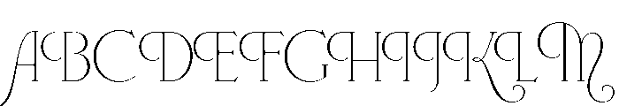 Fleur Regular Font UPPERCASE