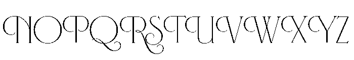 Fleur Regular Font UPPERCASE