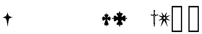 Fleurcross Regular Font OTHER CHARS