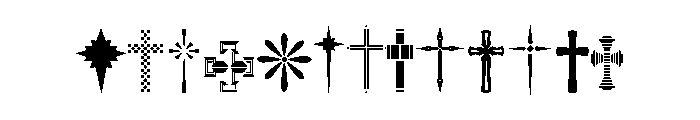 Fleurcross Regular Font LOWERCASE