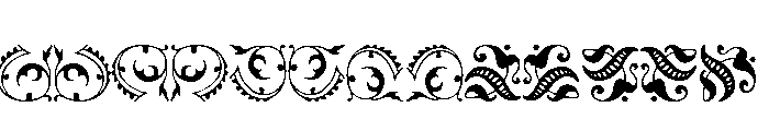 Fleurons Garamont FONT