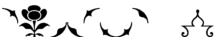 Fleurons Rogers Font OTHER CHARS