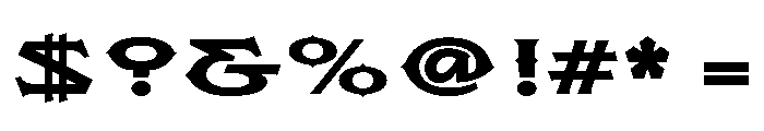 Flexion Black Font OTHER CHARS