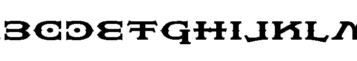 Flexion Black Font UPPERCASE