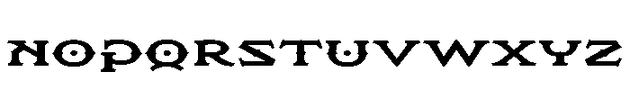 Flexion Bold Font LOWERCASE