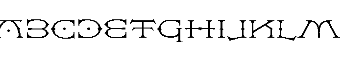 Flexion Regular Font UPPERCASE