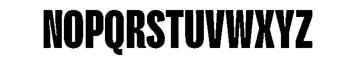 Flexoplex Compressed Black Font UPPERCASE