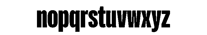 Flexoplex Compressed Black Font LOWERCASE