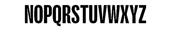 Flexoplex Compressed Bold Font UPPERCASE