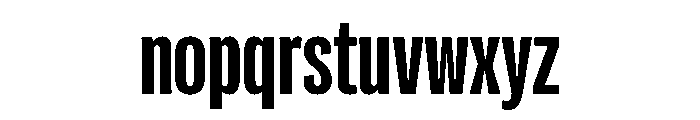 Flexoplex Compressed Bold Font LOWERCASE
