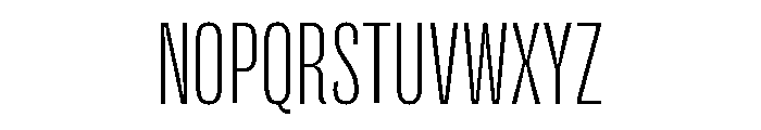 Flexoplex Compressed Light Font UPPERCASE