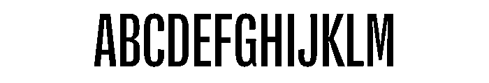 Flexoplex Compressed Medium Font UPPERCASE