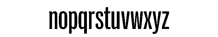 Flexoplex Compressed Medium Font LOWERCASE