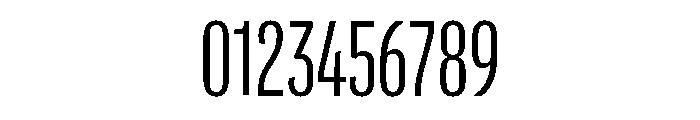 Flexoplex Compressed Regular Font OTHER CHARS