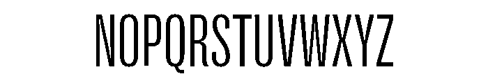 Flexoplex Compressed Regular Font UPPERCASE