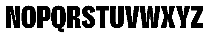 Flexoplex Condensed Black Font UPPERCASE