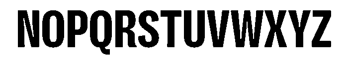 Flexoplex Condensed Bold Font UPPERCASE