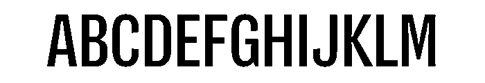 Flexoplex Condensed Medium Font UPPERCASE