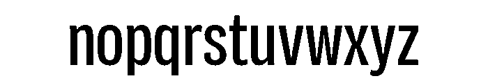 Flexoplex Condensed Medium Font LOWERCASE