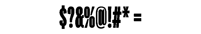Flexoplex Extra Compressed Black Font OTHER CHARS