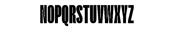 Flexoplex Extra Compressed Black Font UPPERCASE