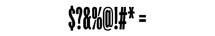 Flexoplex Extra Compressed Bold Font OTHER CHARS