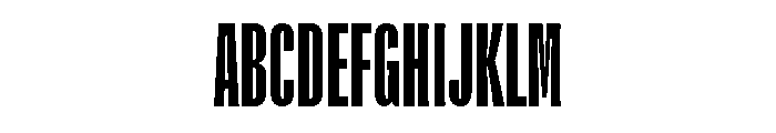 Flexoplex Extra Compressed Bold Font UPPERCASE