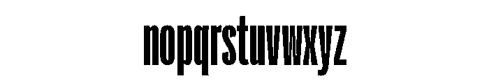 Flexoplex Extra Compressed Bold Font LOWERCASE