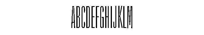 Flexoplex Extra Compressed Light Font UPPERCASE