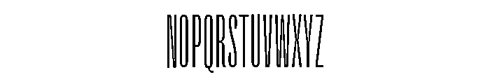 Flexoplex Extra Compressed Light Font UPPERCASE