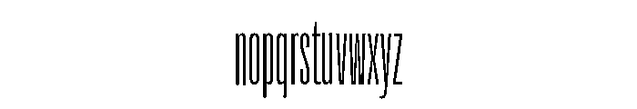 Flexoplex Extra Compressed Light Font LOWERCASE