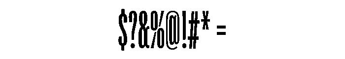 Flexoplex Extra Compressed Medium Font OTHER CHARS