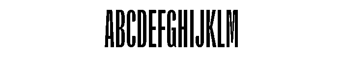 Flexoplex Extra Compressed Medium Font UPPERCASE