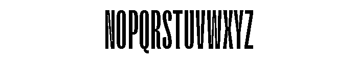 Flexoplex Extra Compressed Medium Font UPPERCASE