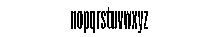 Flexoplex Extra Compressed Medium Font LOWERCASE