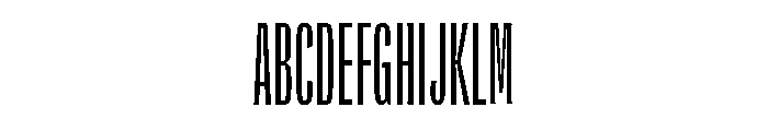 Flexoplex Extra Compressed Regular Font UPPERCASE