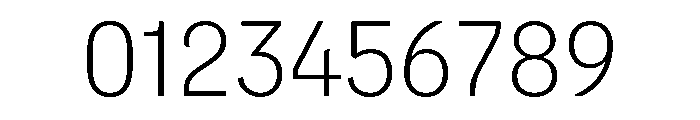 Flexoplex Narrow Light Font OTHER CHARS