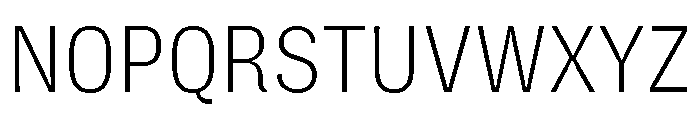 Flexoplex Narrow Light Font UPPERCASE