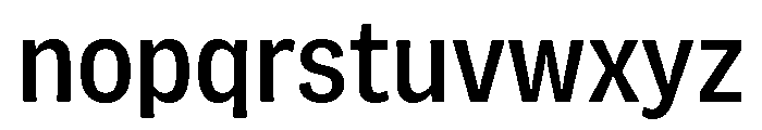 Flexoplex Narrow Medium Font LOWERCASE