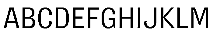 Flexoplex Narrow Regular Font UPPERCASE