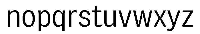 Flexoplex Narrow Regular Font LOWERCASE